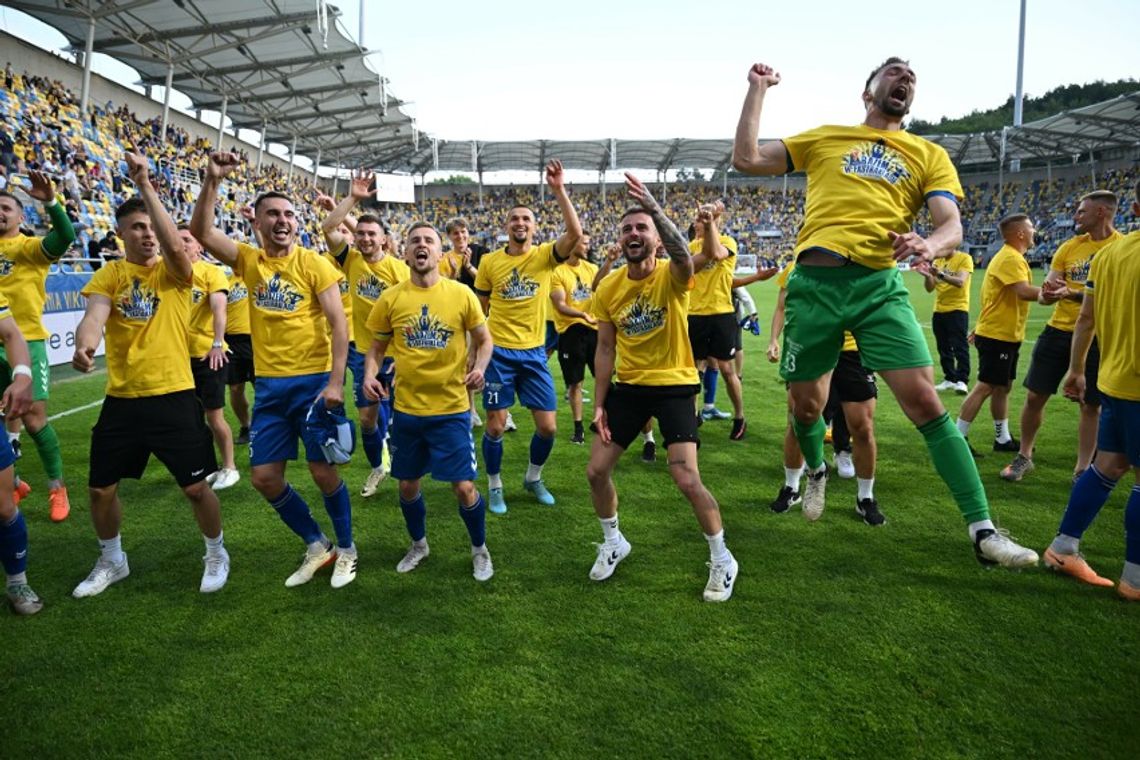 Nie dla Arki Ekstraklasa. Motor Lublin świętuje kolejny awans z rzędu