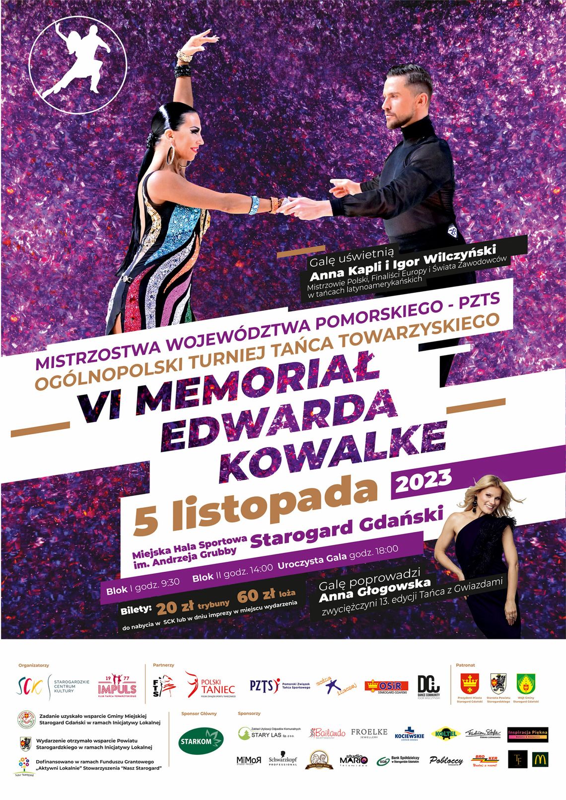 Ogólnopolski Turniej Tańca Towarzyskiego w Starogardzie Gdańskim