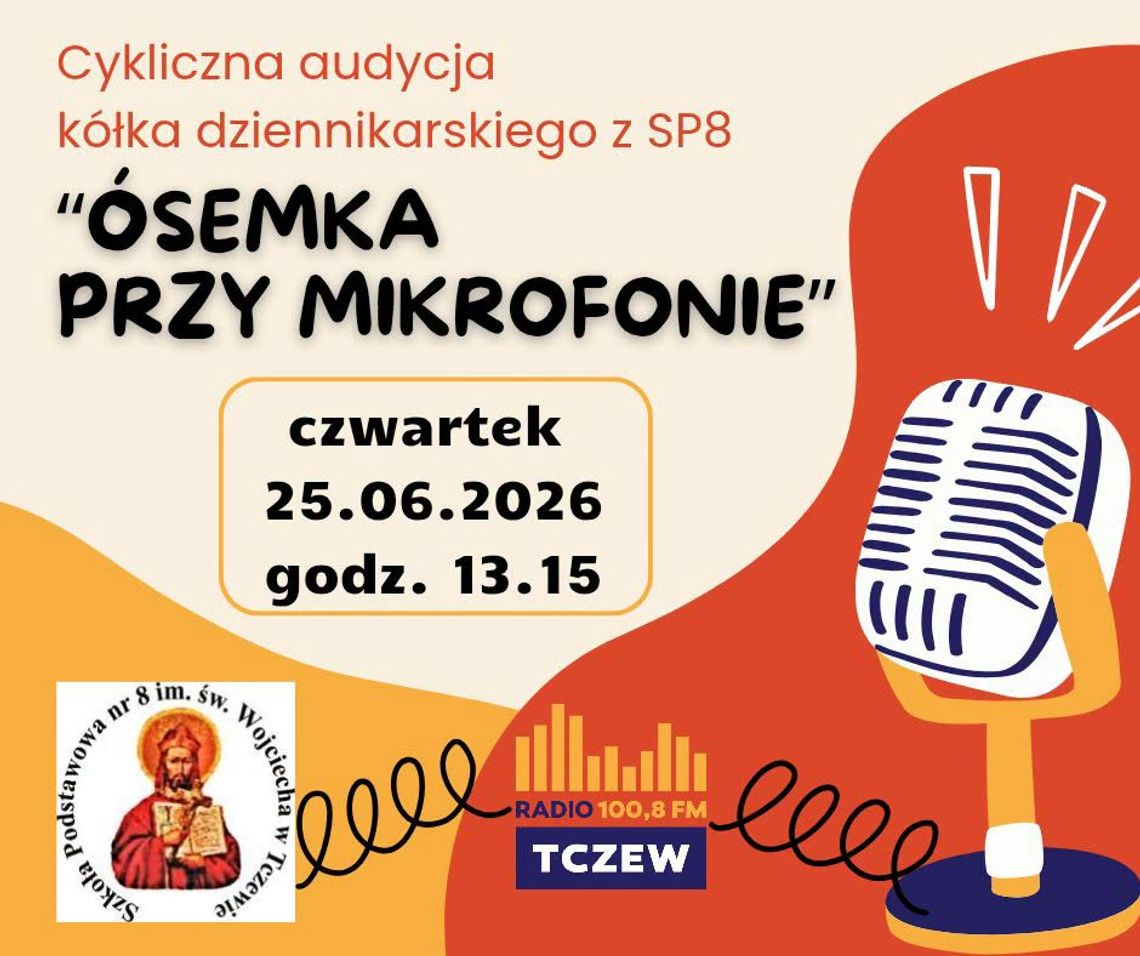 "Ósemka przy mikrofonie" oraz goście z programu Erasmus Plus: Dzień Sportu i PSONI w SP nr 8