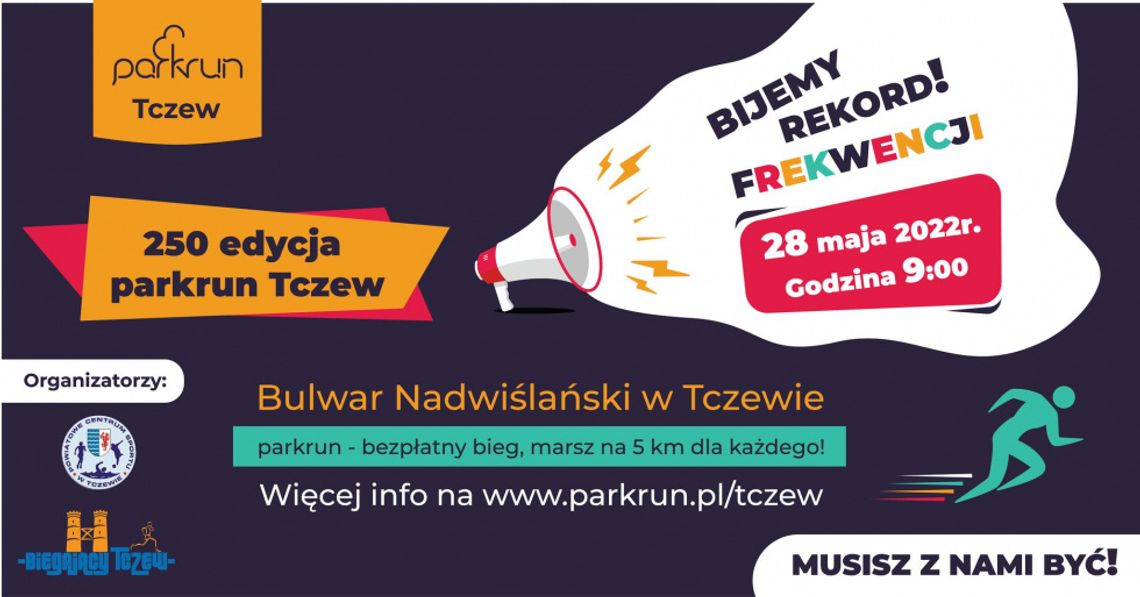 Parkrun Tczew bije rekord Polski! Dołączcie do wydarzenia [ROZMOWA] 