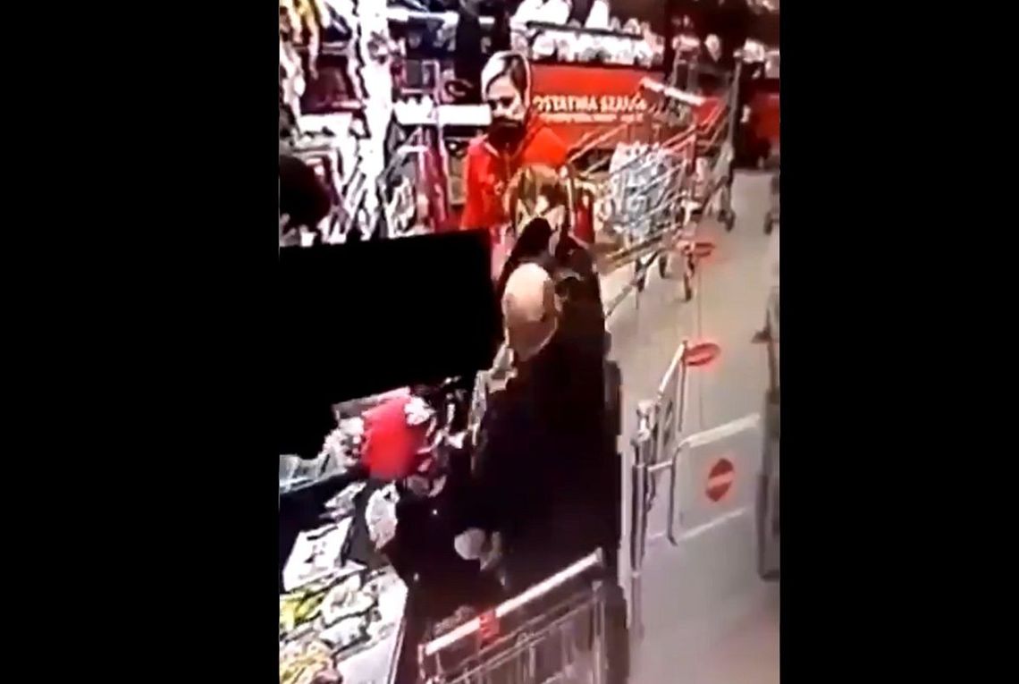 Pobił kobietę w sklepie, bo zwróciła mu uwagę za brak maseczki