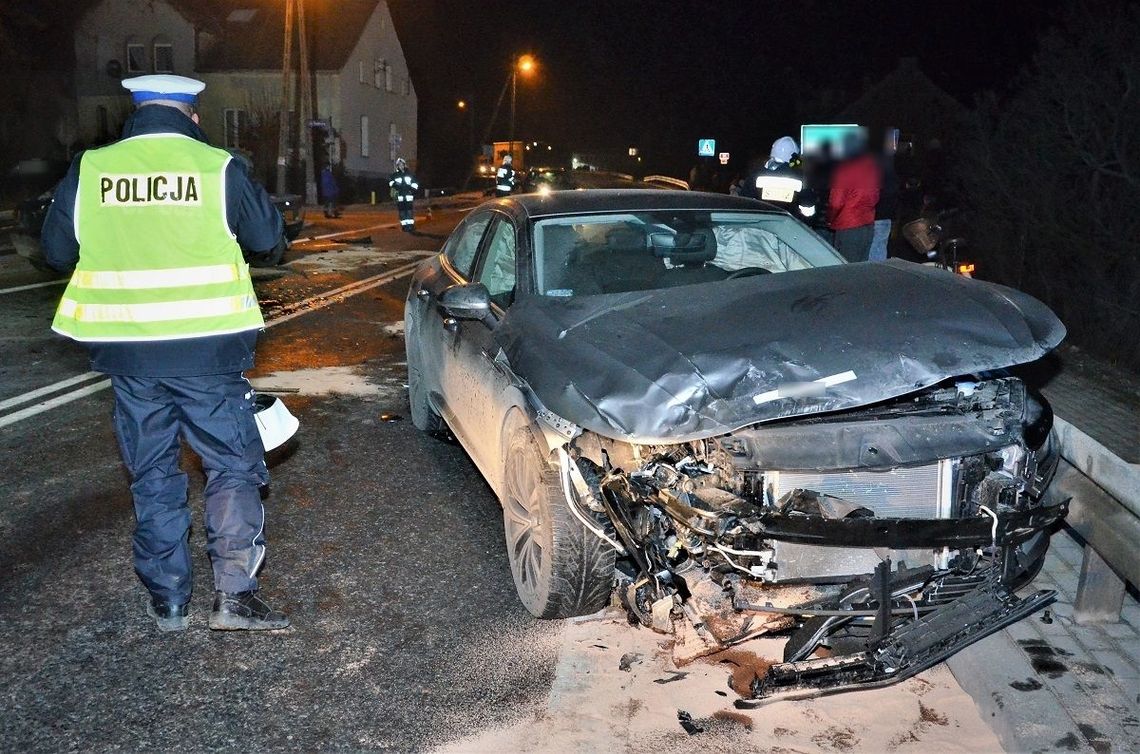 Policjanci badają okoliczności wypadku w Miłobądzu