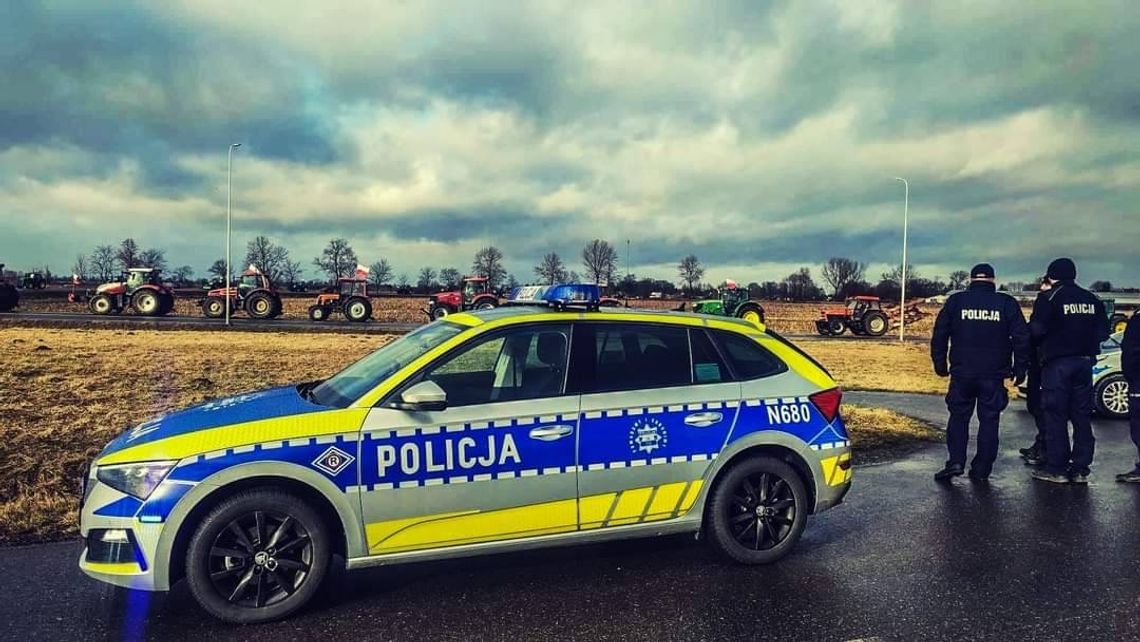 Policjanci ostrzegają. Dziś kolejne protesty rolników