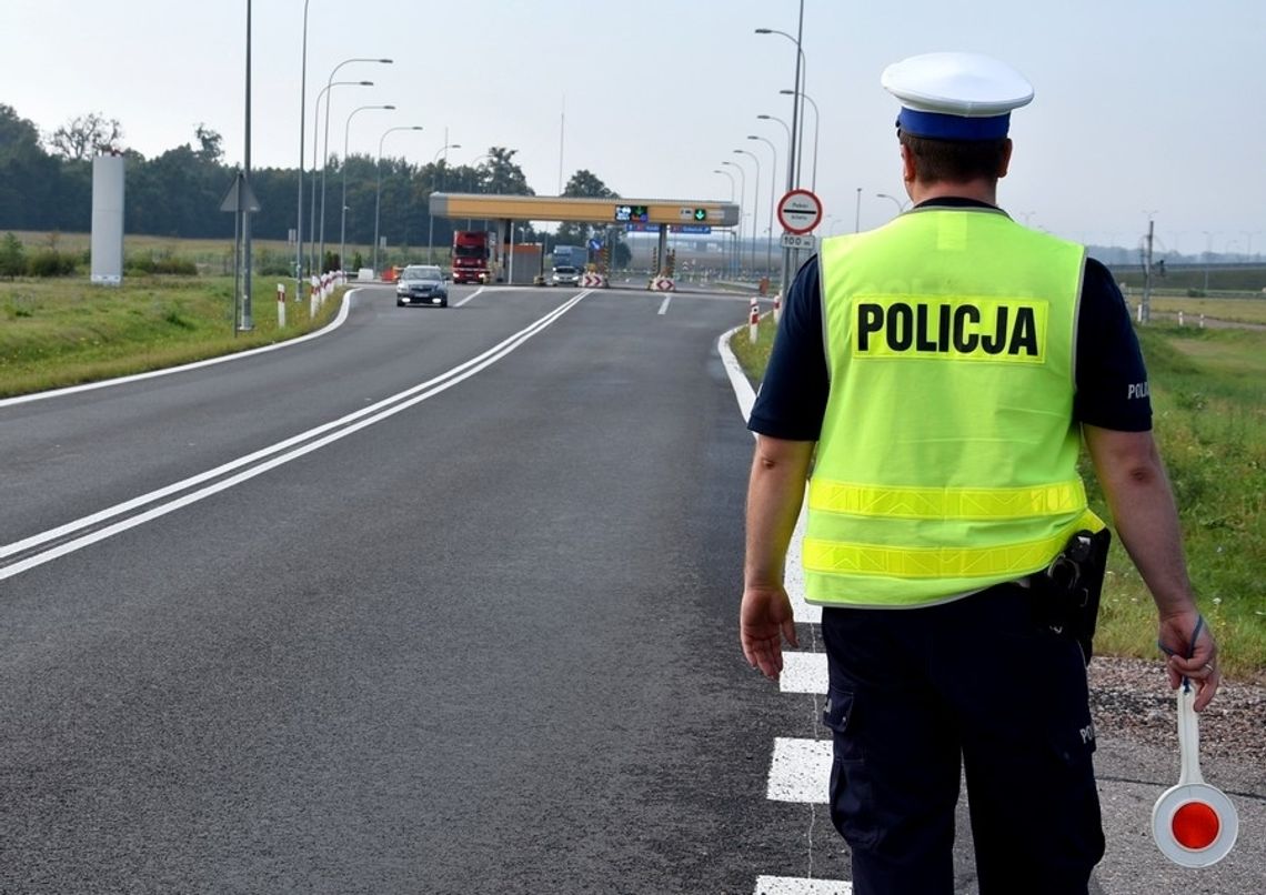 Policjanci prowadzą wzmożone kontrole na Autostradzie A1