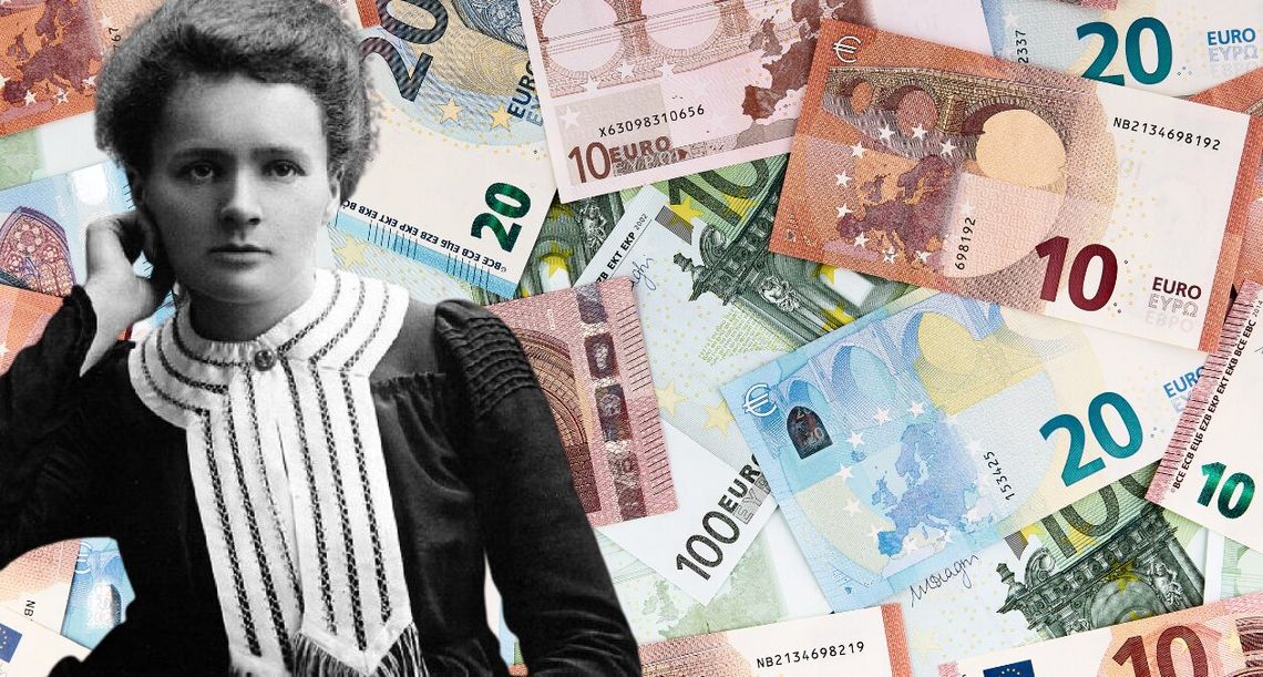 Polka na euro coraz bliżej. Maria Skłodowska-Curie może trafić na nowy banknot 20 euro