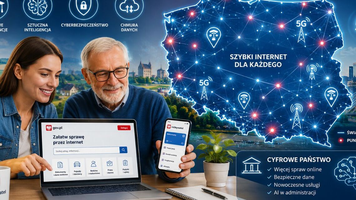 Polska stawia na cyfrową rewolucję. Popłyną setki miliardów złotych Polska stawia na cyfrową rewolucję. Popłyną setki miliardów złotych