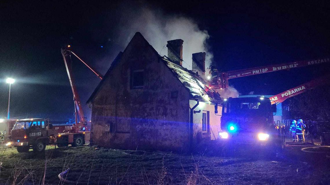 Pożar w Bielsku. Płonął dom wielorodzinny
