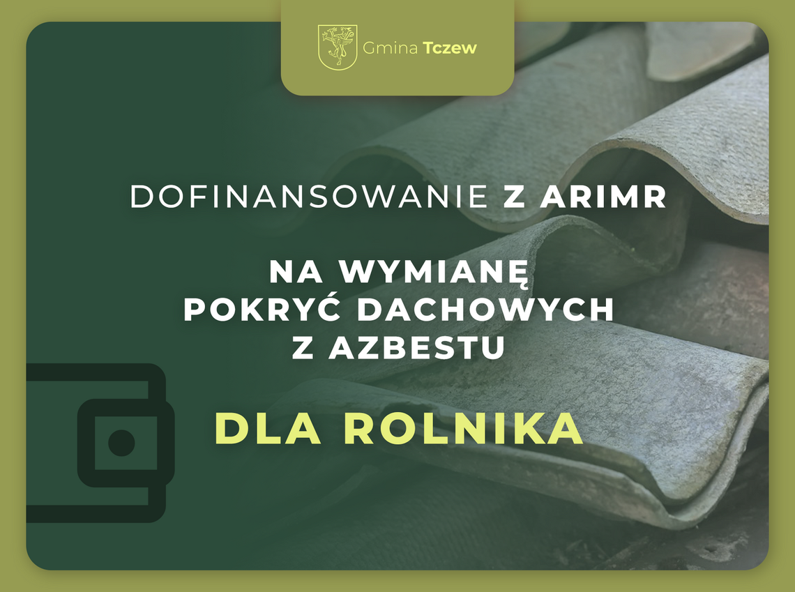 Rolnicy mogą zdobyć dofinansowanie na pokrycia dachowe z absestem