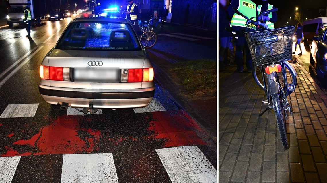 Rowerzystka potrącona na przejeździe w Tczewie. Policja apeluje o bezpieczeństwo na drodze