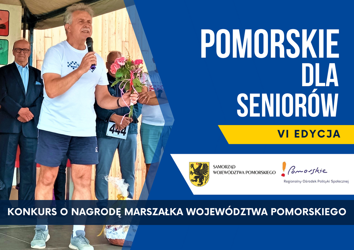 Trwa VI edycja konkursu o nagrodę Marszałka Województwa "Pomorskie dla Seniorów"