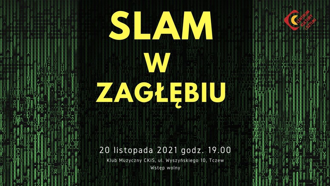 Ruszyły zgłoszenia na tczewski "Slam poetycki w Zagłębiu"