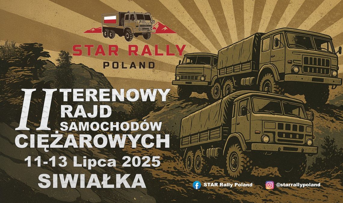 Ryk silników, gęsty dym i duch rywalizacji. Przed nami II Terenowy Rajd Samochodów Ciężarowych [ROZMOWA]