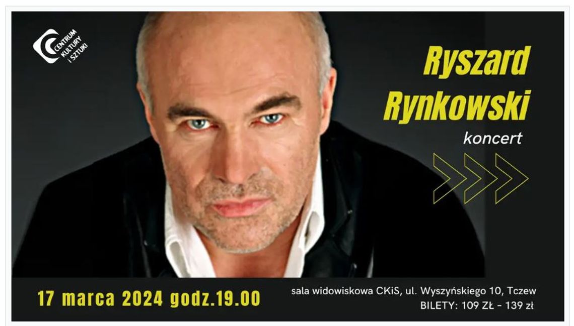 Ryszard Rynkowski wystąpi w Tczewie!