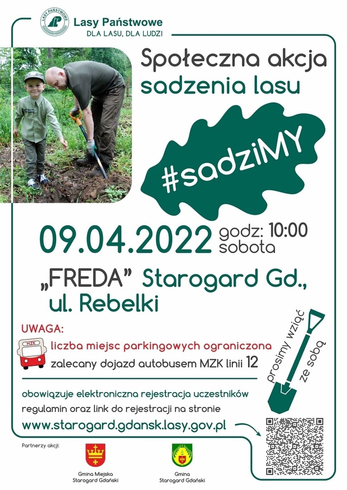 #sadziMY: Akcja wspólnego sadzenia lasu już 9 kwietnia. Na wydarzenie obowiązuje rejestracja