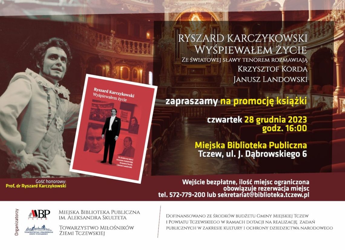 Spotkanie z Ryszardem Karczykowskim w tczewskiej bibliotece