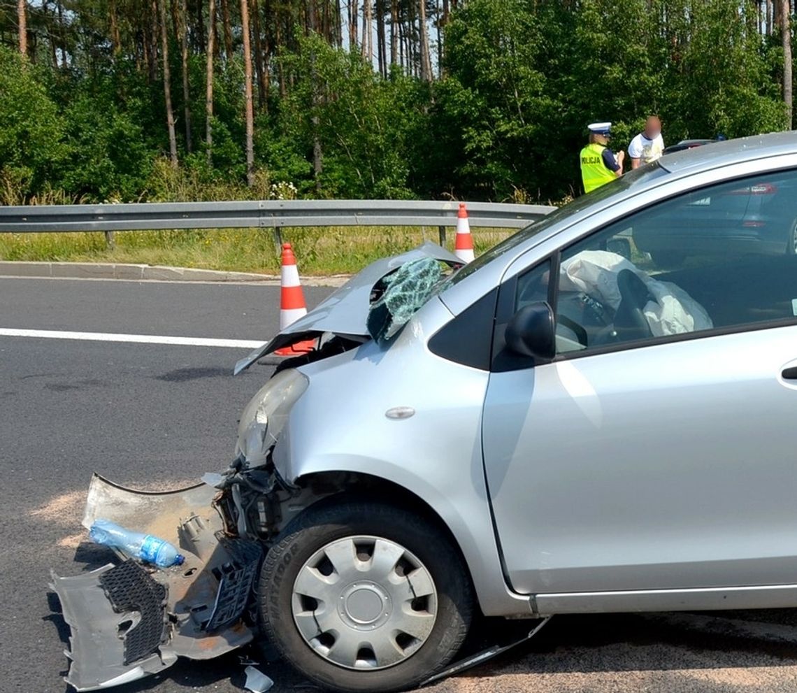 Starogard Gdański: Dwie osoby ranne w wypadku na autostradzie