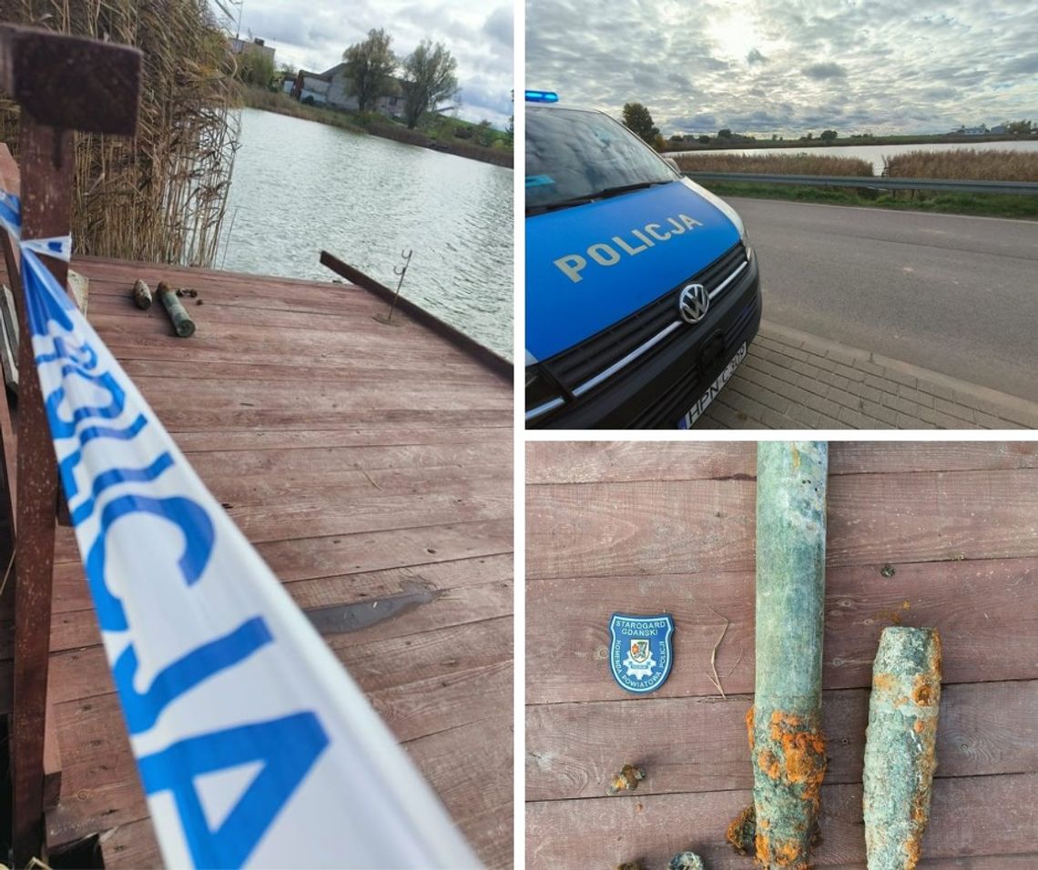 Starogard Gdański: niebezpieczne znalezisko w jeziorze