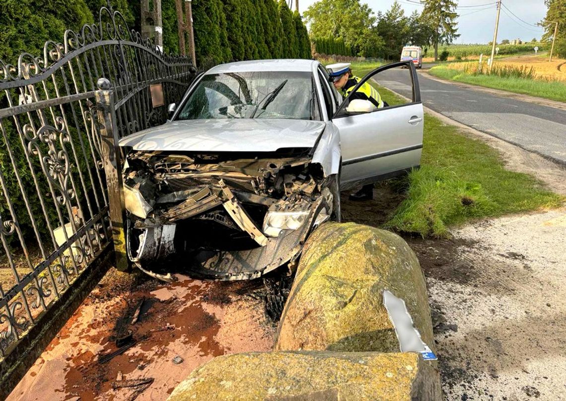 Starogard Gdański - Pijany kierowca spowodował wypadek