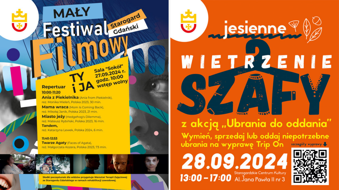 Starogardzkie Centrum Kultury z małym festiwalem filmowym i wietrzeniem szafy!