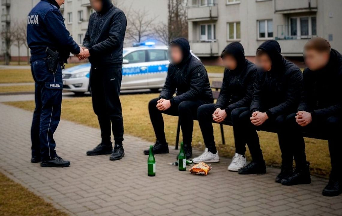 Starogard Gdański: 45-latek poszukiwany listem gończym zatrzymany na ławce