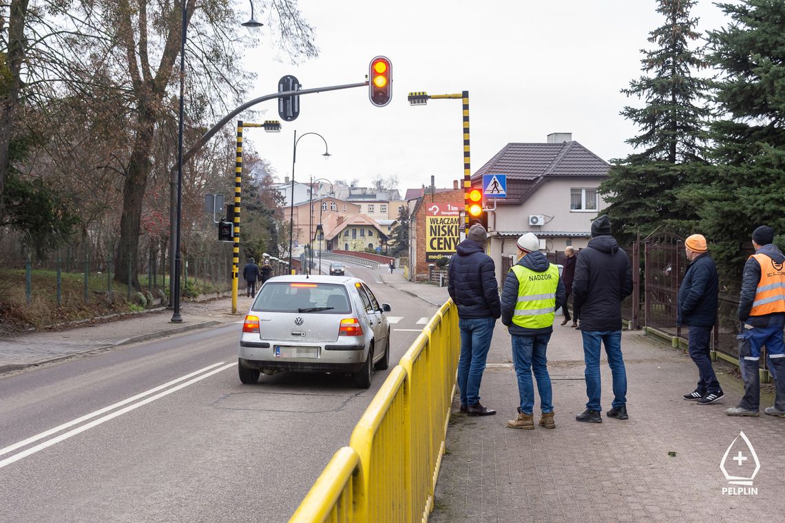 Sygnalizacja dyscyplinująca kierowców w Pelplinie