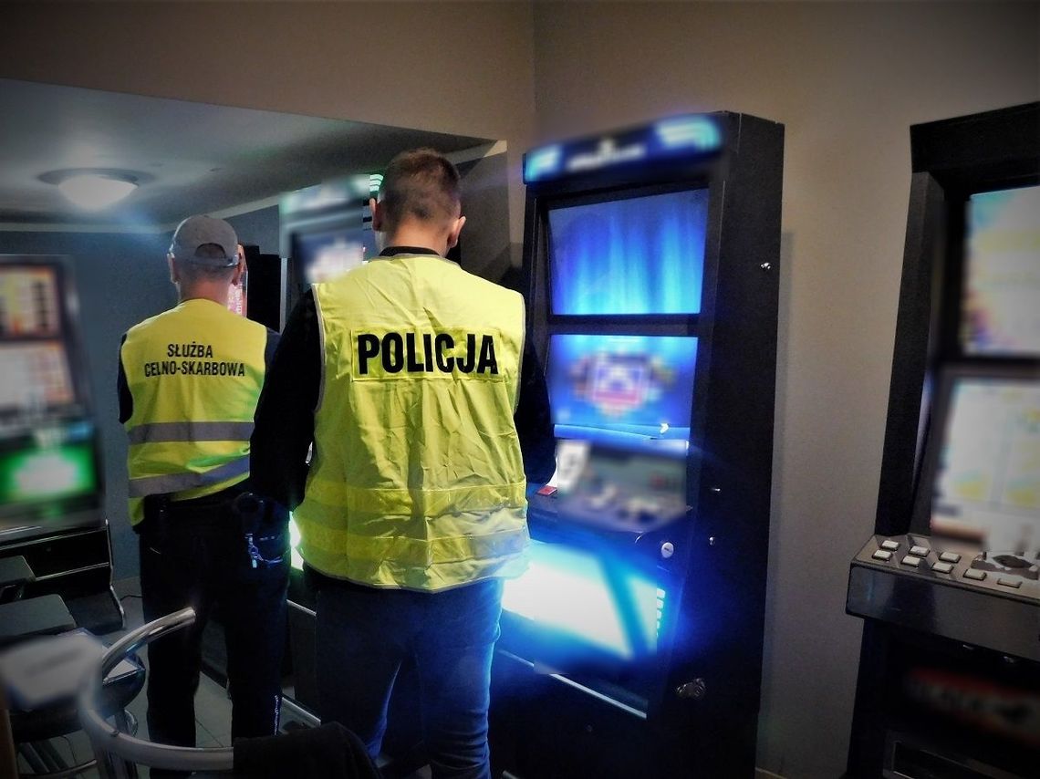 Sześć automatów do gier zabezpieczonych przez służby w Tczewie