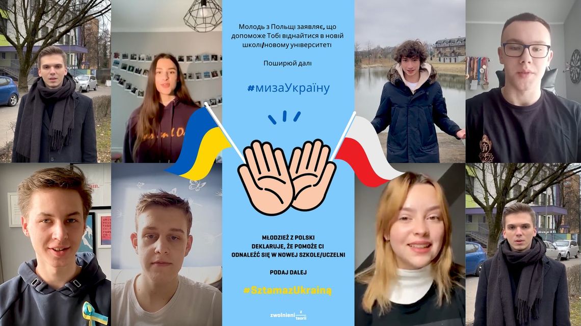 #SztamazUkrainą, czyli polska młodzież wspiera uczniów z Ukrainy