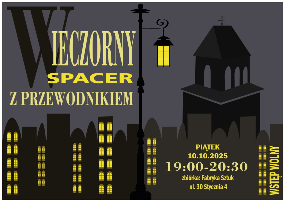 Tajemnice Tczewa po zmroku. Wieczorny spacer z Fabryką Sztuk