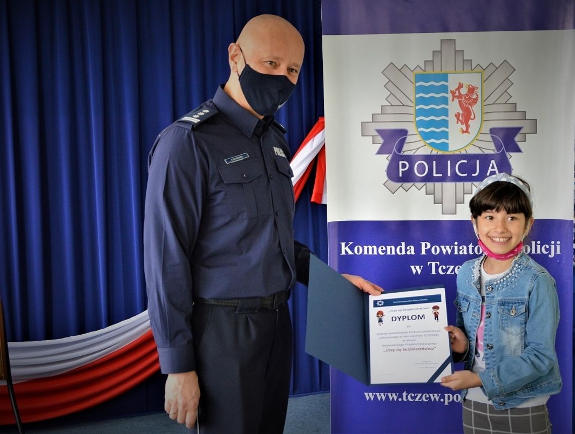 Tczew: Pierwszaki laureatami wojewódzkiego konkursu "Uczę się bezpieczeństwa"
