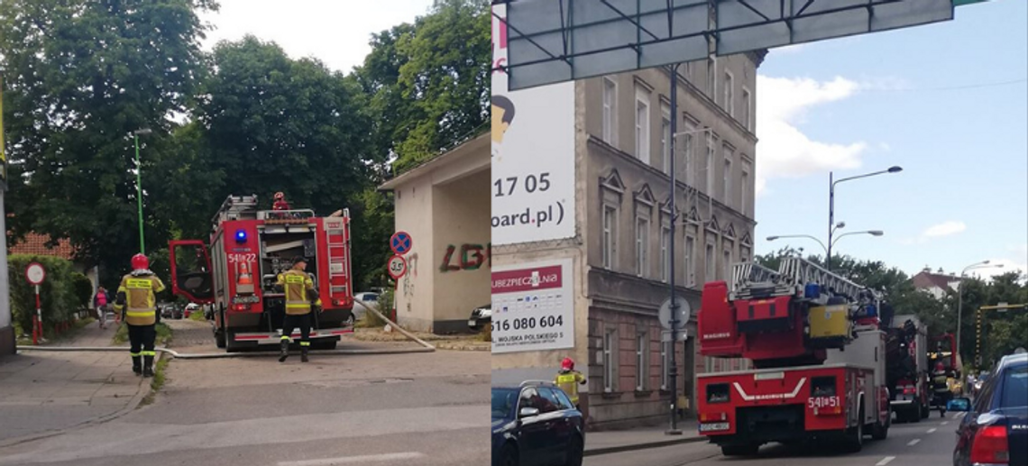 Tczew: Pożar dachu kamienicy przy ul. Wojska Polskiego