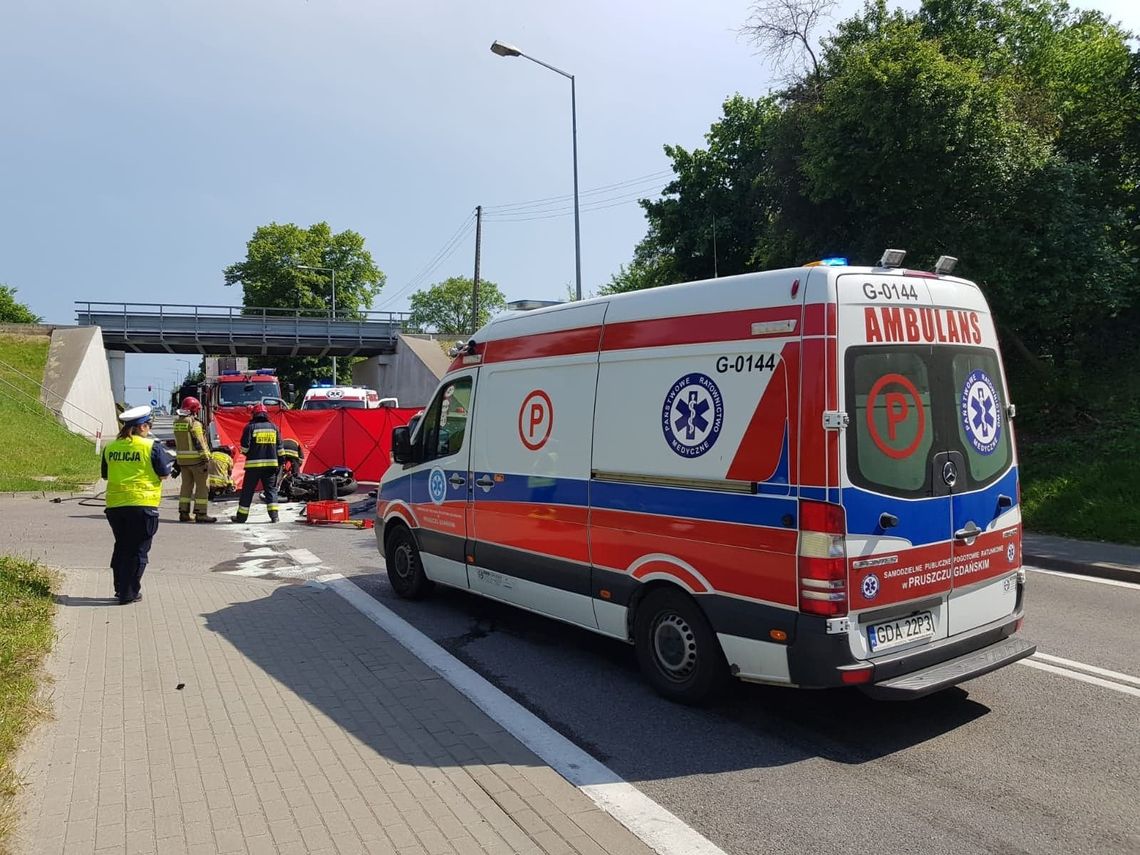 Tczew: Śmiertelny wypadek na DK91 w kierunku Gdańska [AKTUALIZACJA]