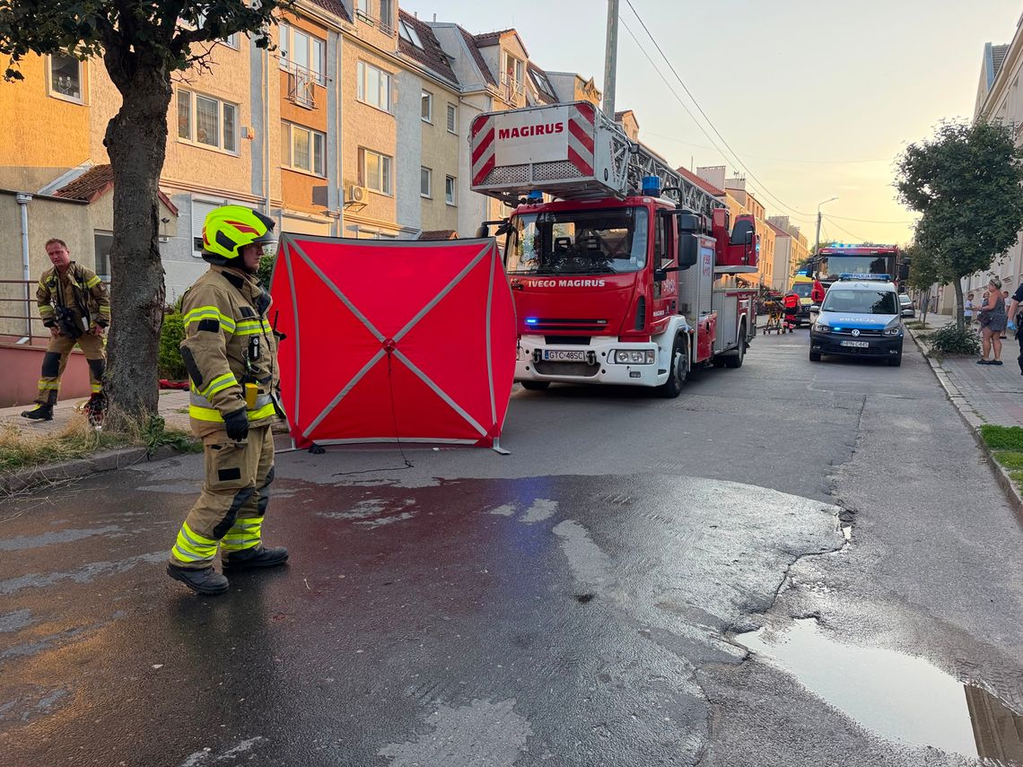 Tczew: Tragiczny pożar. Jedna osoba nie żyje Tczew: Tragiczny pożar. Jedna osoba nie żyje