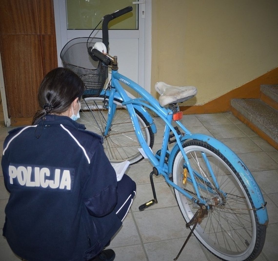 Tczew: Właściciel niebieskiego roweru poszukiwany
