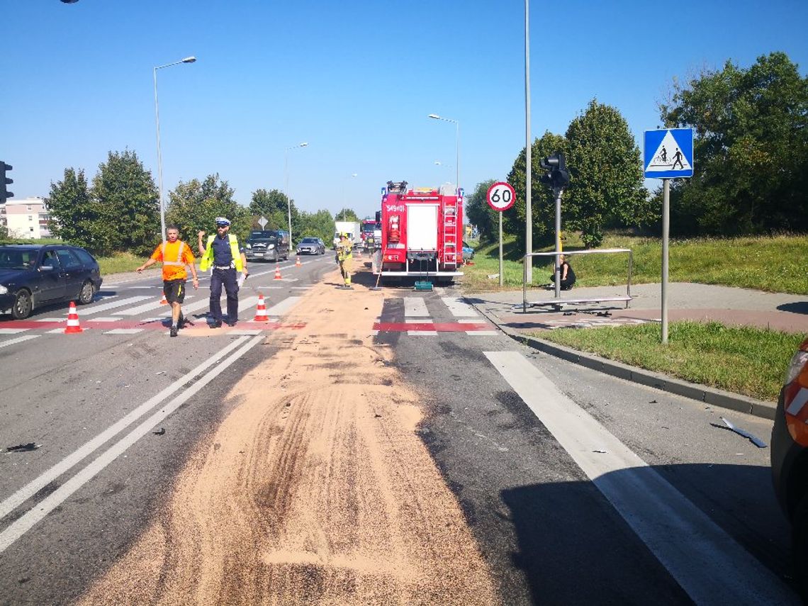 Tczew: Wypadek na DK91 - dwa pojazdy uszkodzone