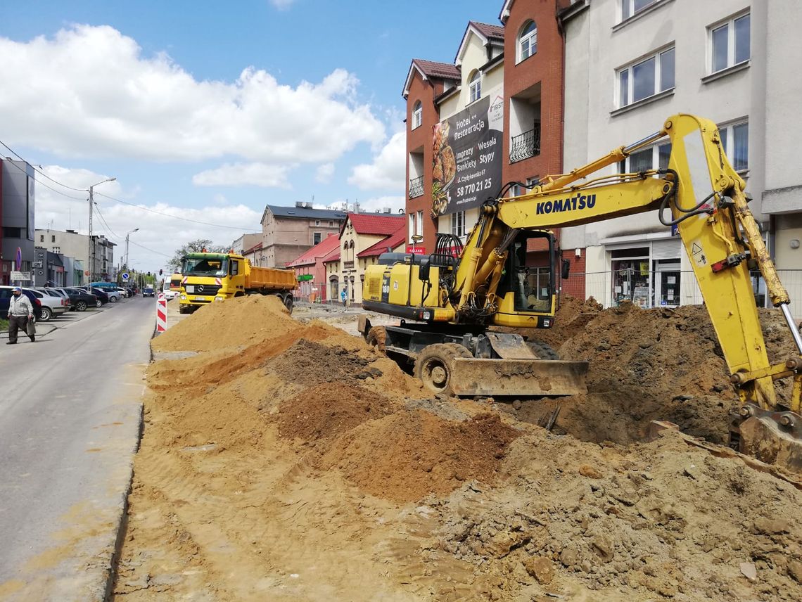 Tczew: Zmieni się organizacja ruchu na remontowanym odcinku ulicy Gdańskiej