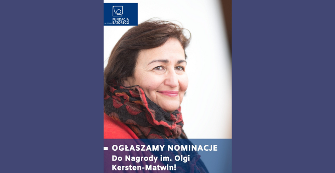 Tczewianka z nominacją do Nagrody im. Olgi Kersten-Matwin