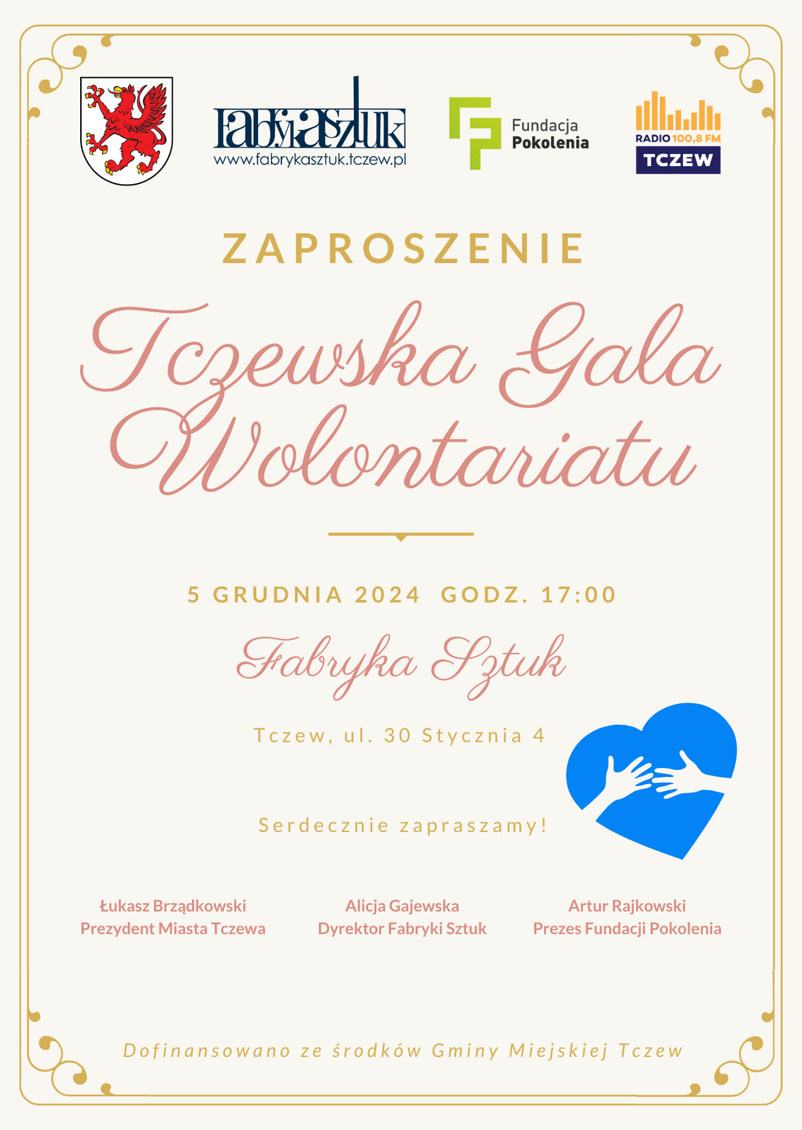 Tczewska Gala Wolontariatu już 5 grudnia