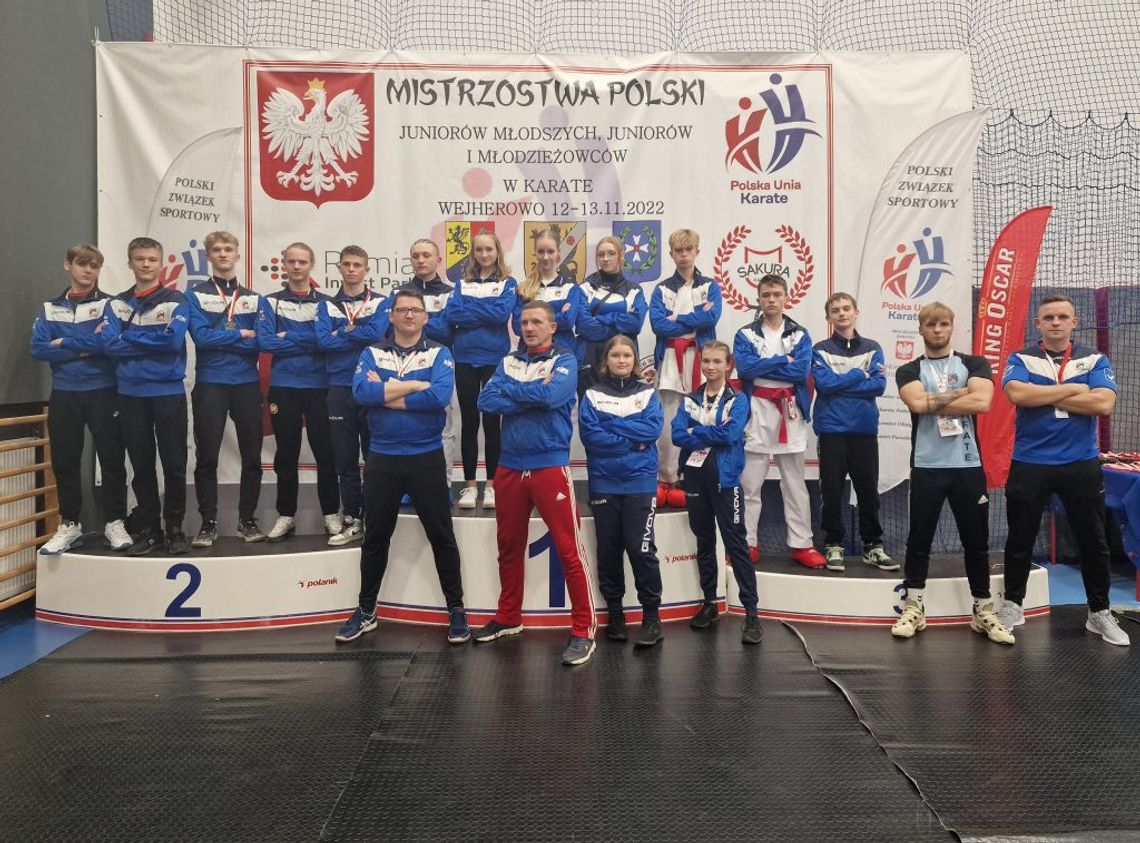 Tczewski Sportowy Klub Karate Senshi zdobył 8 medali na mistrzostwach Polski