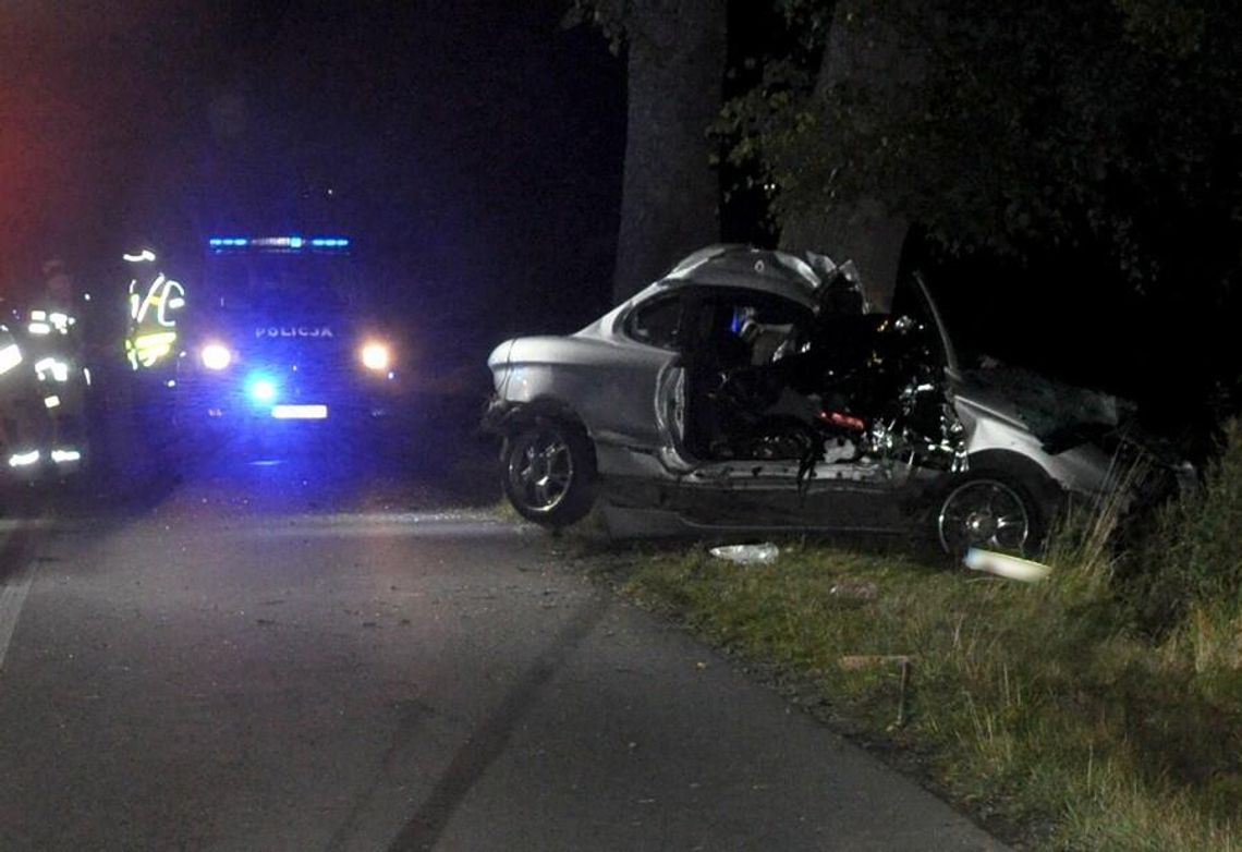 Tragiczny wypadek koło Starogardu Gdańskiego: Zginął 20-letni kierowca
