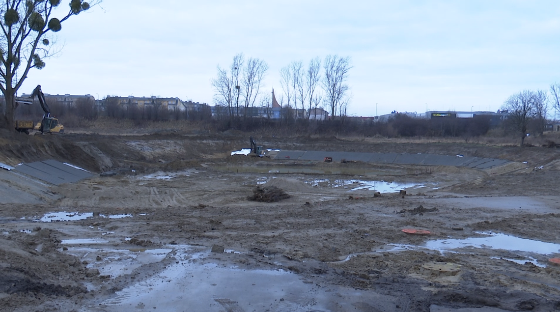 Trwa budowa kanalizacji oraz zbiornika na wodę w rejonie Nowego Centrum Tczewa. Jaki jest postęp prac?