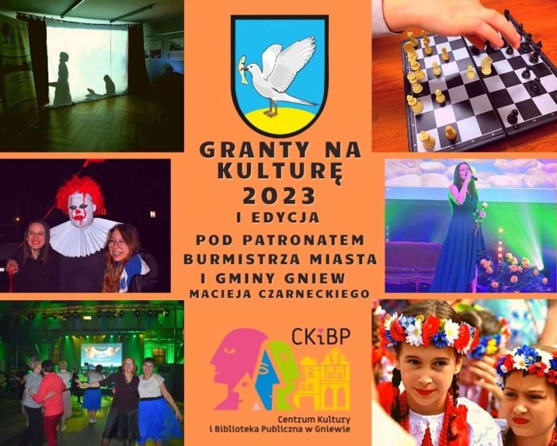 Trwa nabór w gniewskim konkursie "Granty na kulturę"