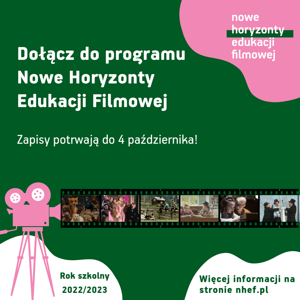 Trwają zapisy na Nowe Horyzonty Edukacji Filmowej w Centrum Kultury i Sztuki