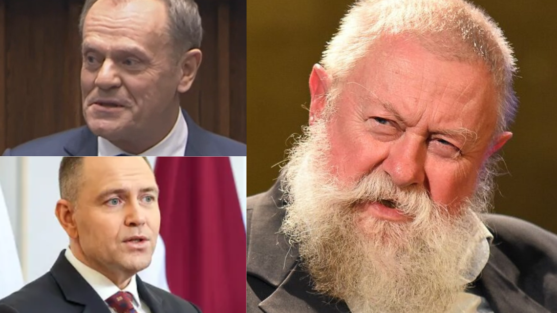 Tusk myśli to, co mówi, a Nawrocki krzyczy. Ocenia profesor Bralczyk