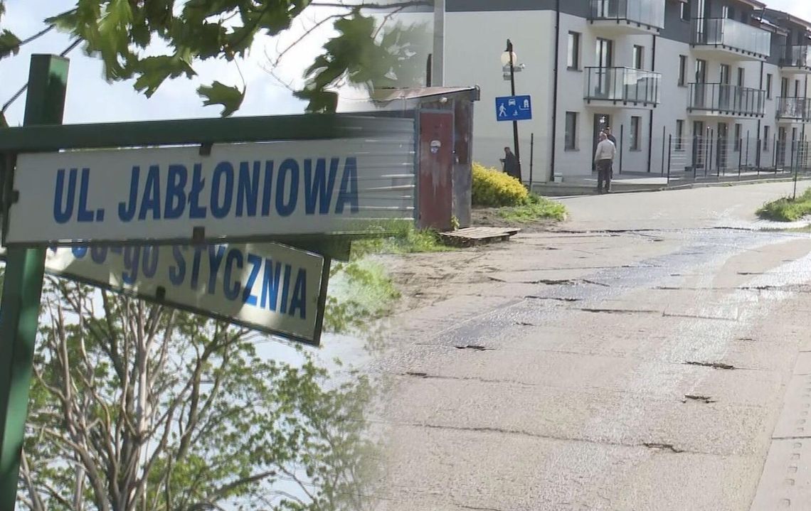 Ulica Jabłoniowa w Tczewie do pilnego remontu? Prezydent zapowiada konsultacje