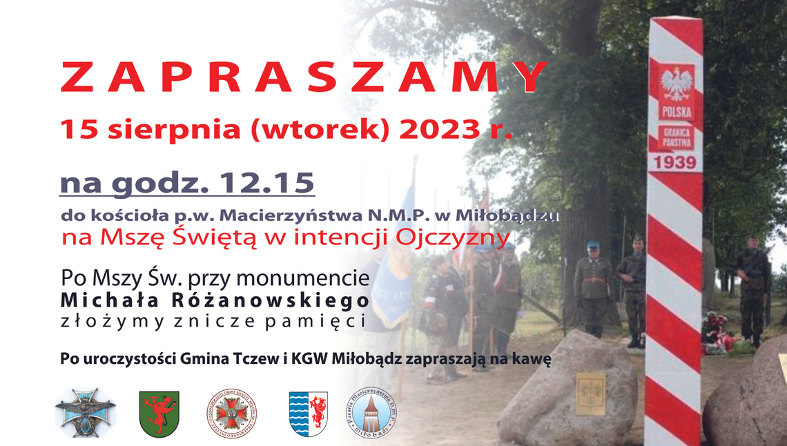 Uroczystości patriotyczne w Miłobądzu [PROGRAM WYDARZENIA]