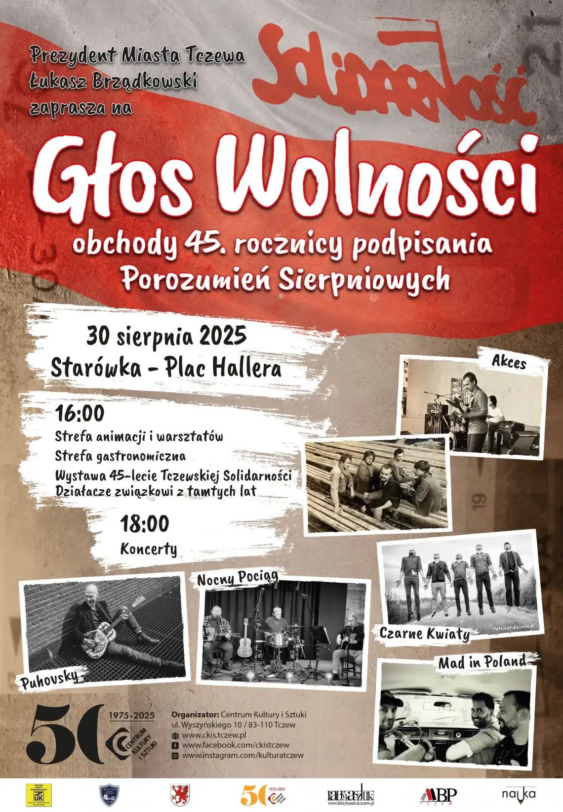 Uroczystości z okazji 45. rocznicy porozumień sierpniowych