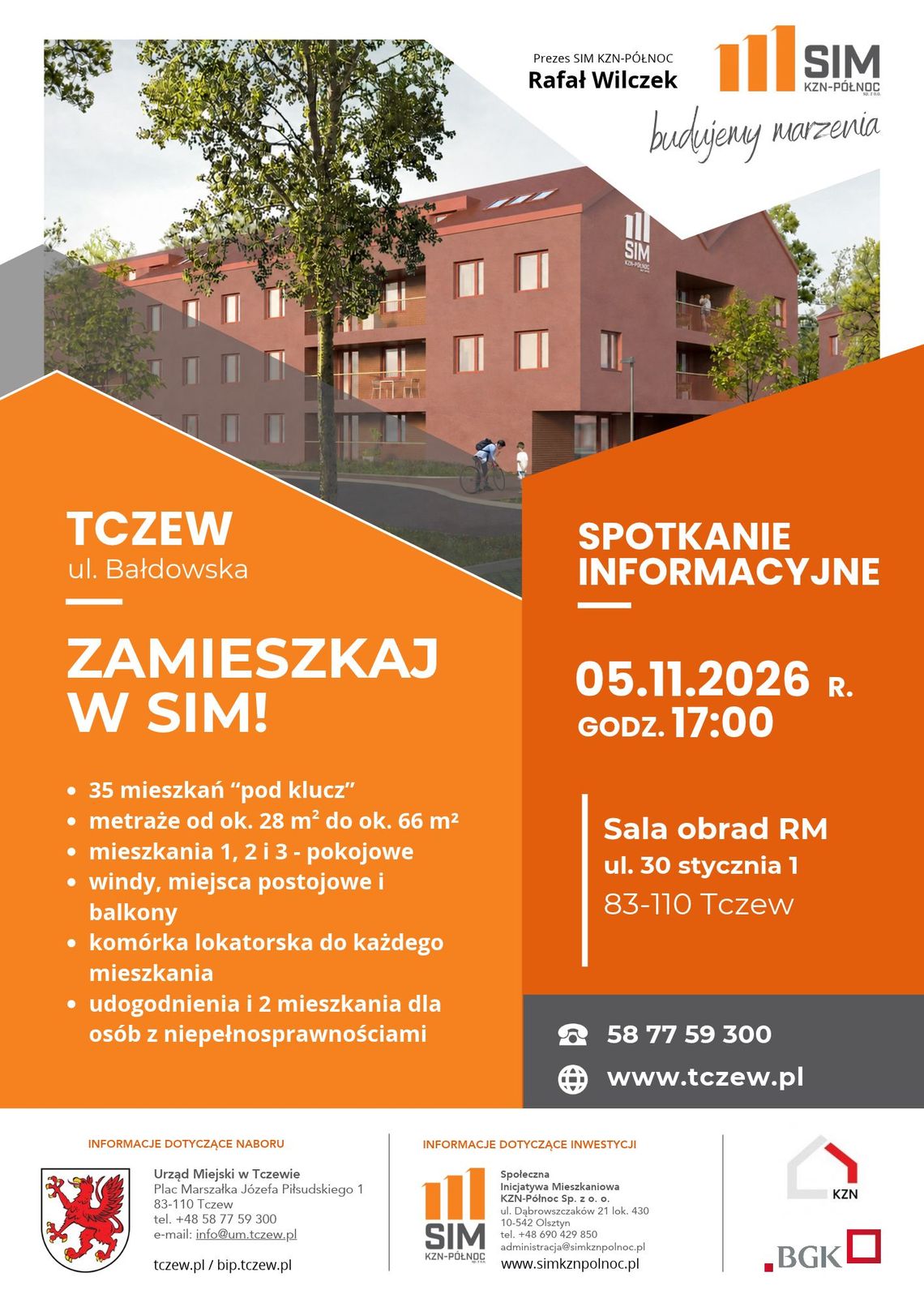 Urząd Miasta i SIM zapraszają na spotkanie informacyjne Urząd Miasta i SIM zapraszają na spotkanie informacyjne