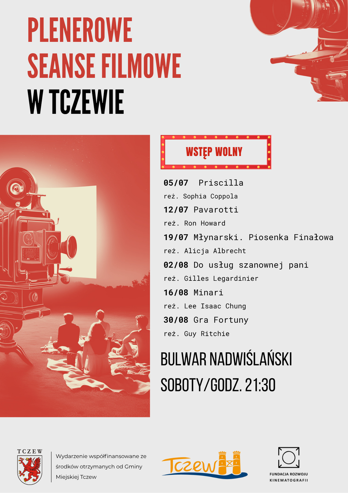Wpadnij na ostatni plenerowy seans filmowy w Tczewie