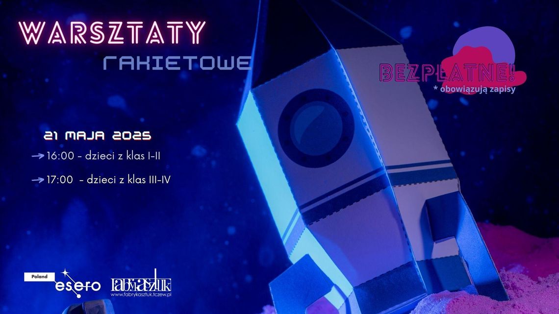 Warsztaty rakietowe w Fabryce Sztuk. Gościem Rafał Deska