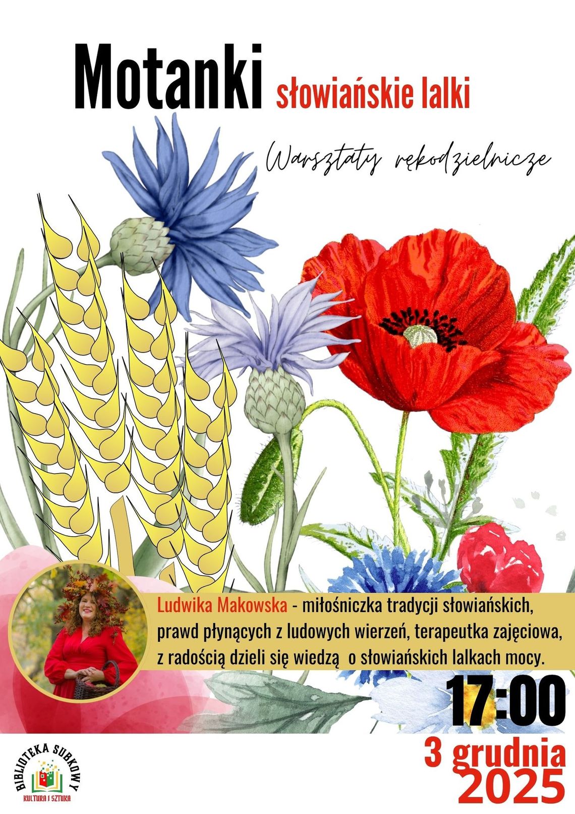 Warsztaty słowiańskie w Subkowach. Stwórz własną motankę